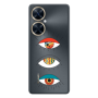 Huawei Nova 11i 3 different eyes Transparent Silicone TPU Θήκη