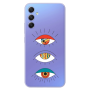 Samsung A16 3 different eyes Transparent Silicone TPU Θήκη