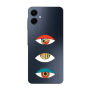 Samsung A06 3 different eyes Transparent Silicone TPU Θήκη
