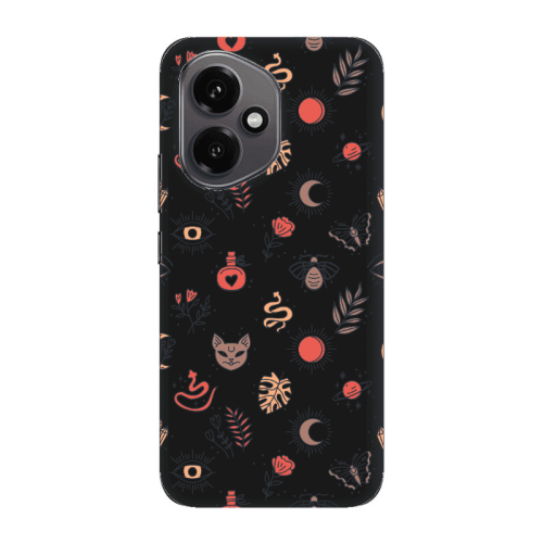 Honor Magic 400 Magic potion Black Colored Silicone TPU Θήκη