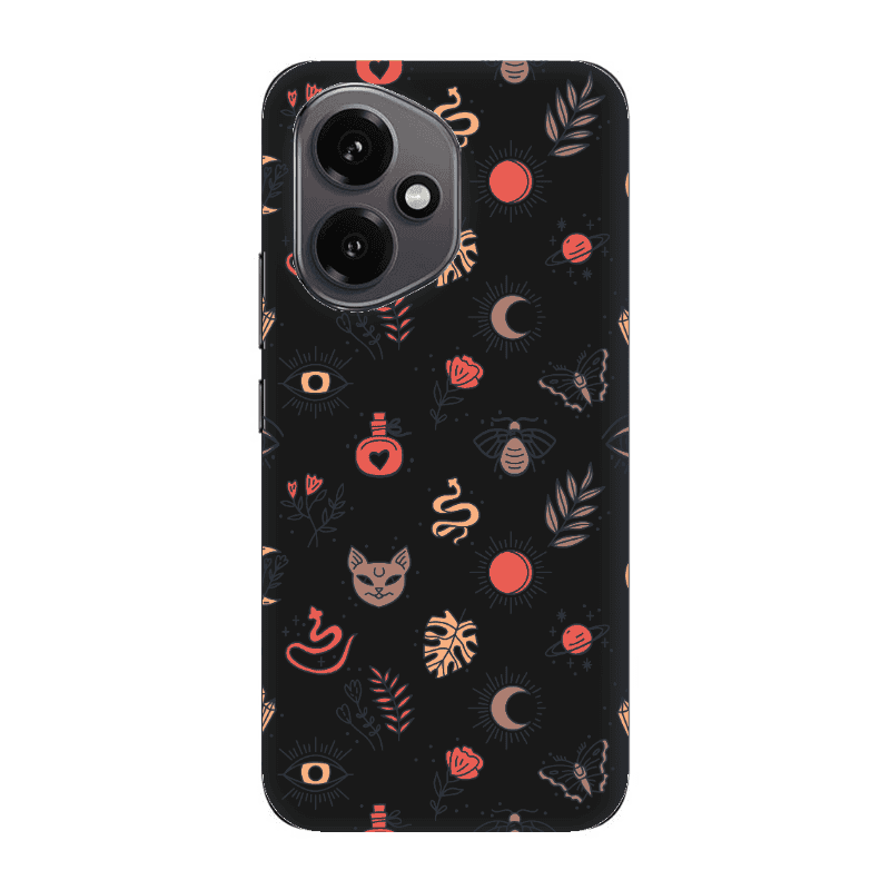 Honor Magic 400 Magic potion Black Colored Silicone TPU Θήκη