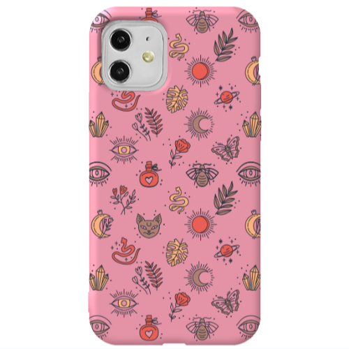 Apple iPhone 11  Magic potion Pink Colored Silicone TPU Θήκη