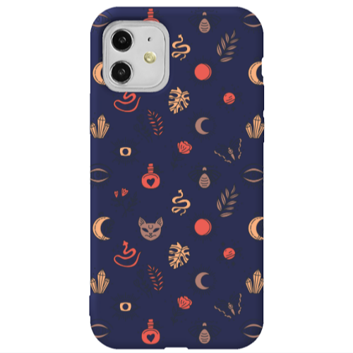 Apple iPhone 11  Magic potion Dark blue Colored Silicone TPU Θήκη