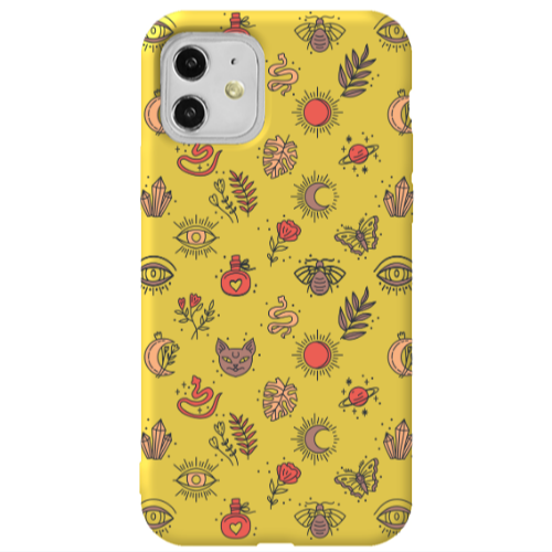 Apple iPhone 11  Magic potion Yellow Colored Silicone TPU Θήκη