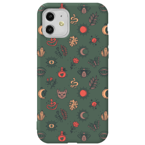 Apple iPhone 11  Magic potion Dark Green Colored Silicone TPU Θήκη