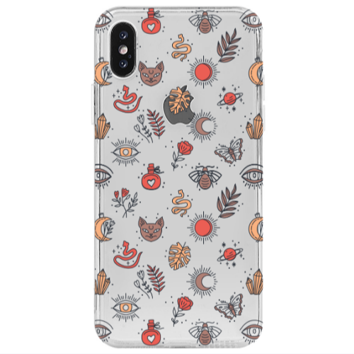 Apple iPhone X Magic potion Transparent Silicone TPU Θήκη