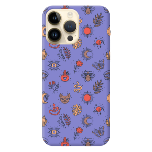 Apple iPhone 13 Pro Max Magic potion Purple Colored Silicone TPU Θήκη