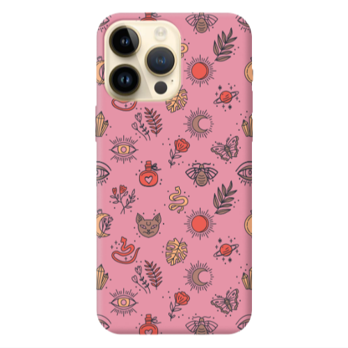 Apple iPhone 13 Pro Max Magic potion Pink Colored Silicone TPU Θήκη