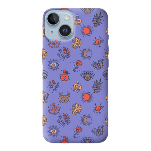 Apple iPhone 14  Magic potion Purple Colored Silicone TPU Θήκη