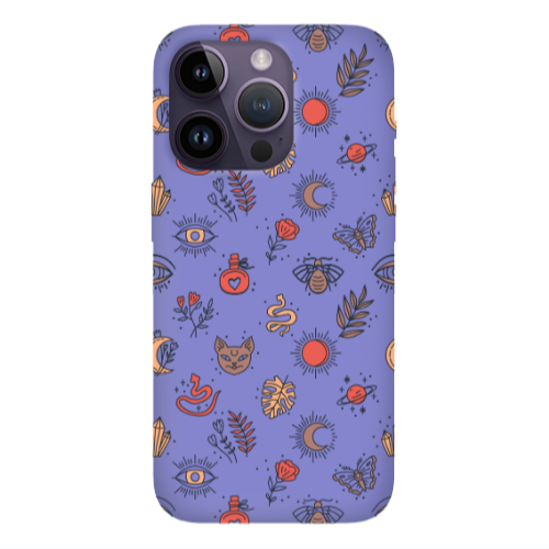Apple iPhone 14 Pro  Magic potion Purple Colored Silicone TPU Θήκη