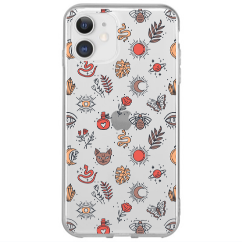 Apple iPhone 12 Mini Magic potion Transparent Silicone TPU Θήκη