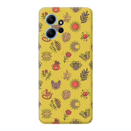 Xiaomi Redmi Note 12 4G Magic potion Yellow Colored Silicone TPU Θήκη