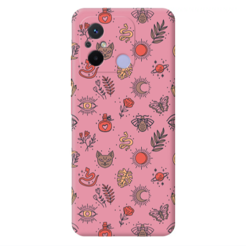 Xiaomi Redmi 12C Magic potion Pink Colored Silicone TPU Θήκη