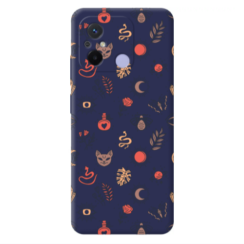 Xiaomi Redmi 12C Magic potion Dark blue Colored Silicone TPU Θήκη