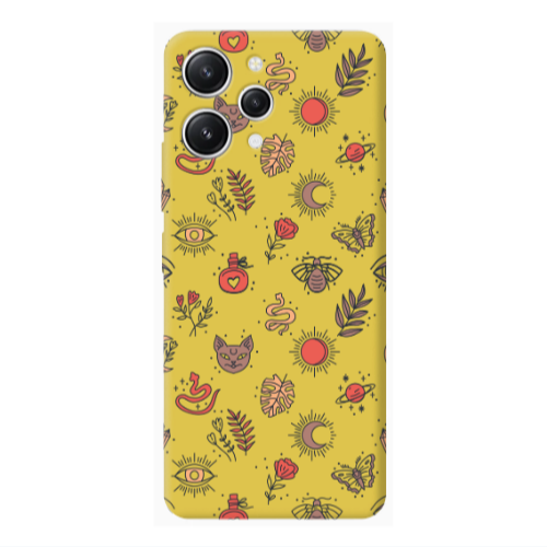 Xiaomi Redmi 12 Magic potion Yellow Colored Silicone TPU Θήκη