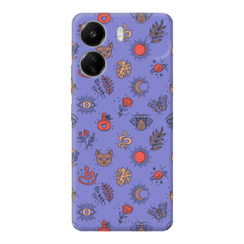 Xiaomi Redmi 13C Magic potion Purple Colored Silicone TPU Θήκη