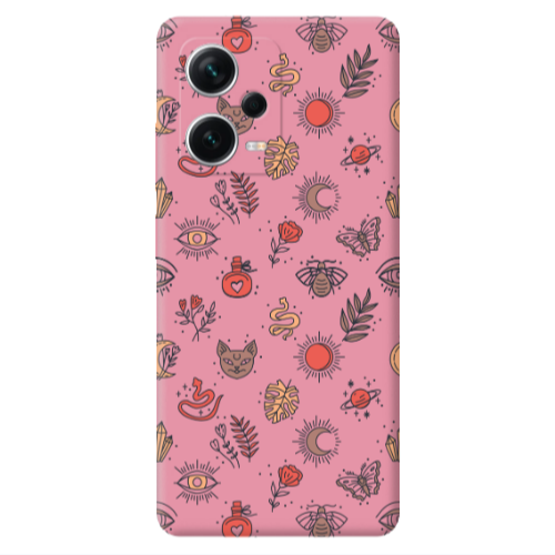 Xiaomi Poco X5 Magic potion Pink Colored Silicone TPU Θήκη