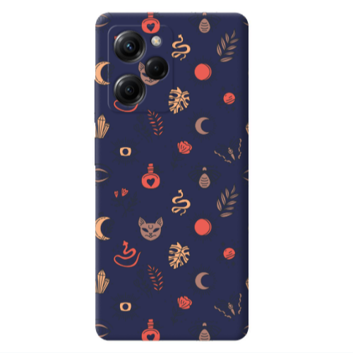 Xiaomi Poco X5 Pro Magic potion Dark blue Colored Silicone TPU Θήκη