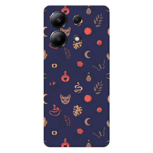 Xiaomi Redmi Note 13 4G Magic potion Dark blue Colored Silicone TPU Θήκη