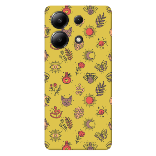 Xiaomi Redmi Note 13 4G Magic potion Yellow Colored Silicone TPU Θήκη