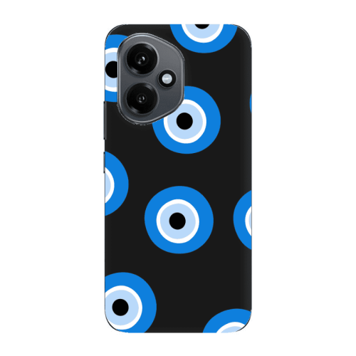 Honor Magic 400 Evil eyes beads Black Colored Silicone TPU Θήκη