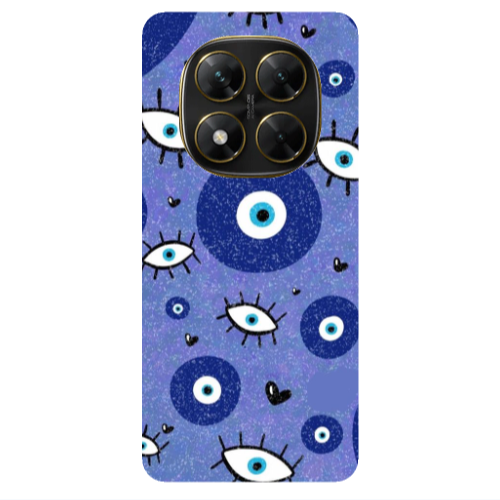 Xiaomi Poco X7 Black hearted Transparent Silicone TPU Θήκη