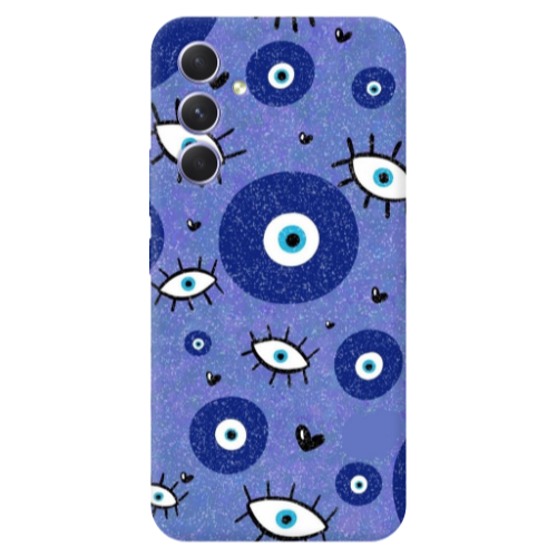 Samsung A36 Black hearted Transparent Silicone TPU Θήκη