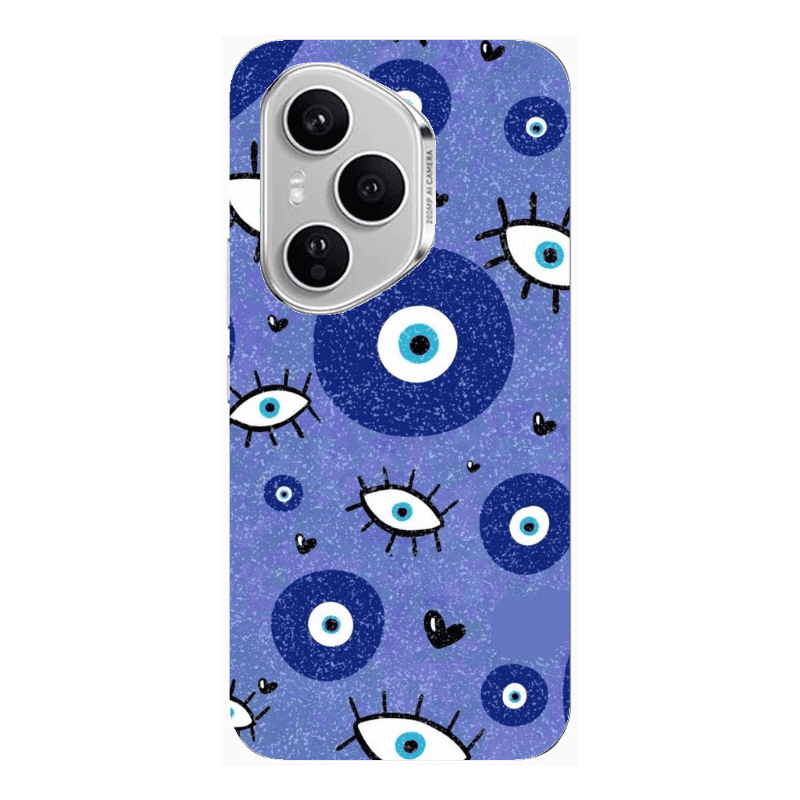 Honor Magic 400 Pro Black hearted Transparent Silicone TPU Θήκη