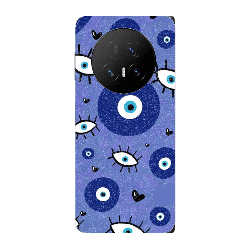 Honor Magic V5 Black hearted Transparent Silicone TPU Θήκη