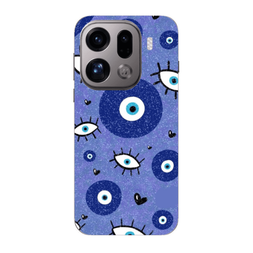 Oppo Find X9 Pro Black hearted Transparent Silicone TPU Θήκη