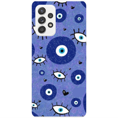 Samsung A53 Black hearted Transparent Silicone TPU Θήκη