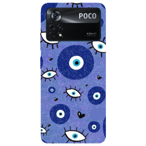 Xiaomi Poco X4 Pro Black hearted Transparent Silicone TPU Θήκη