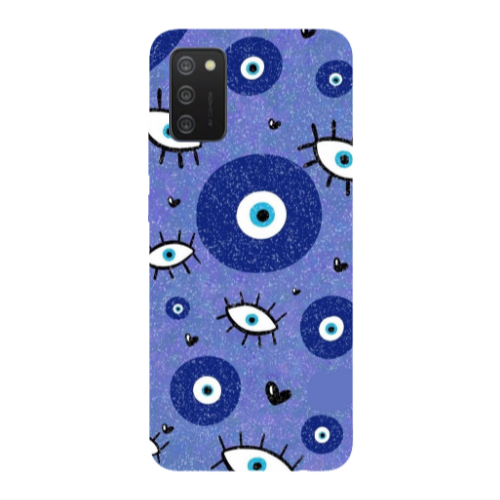 Samsung A03S Black hearted Transparent Silicone TPU Θήκη
