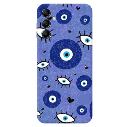 Samsung A24 Black hearted Transparent Silicone TPU Θήκη