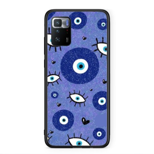 Xiaomi Poco X3 GT Black hearted Black Glossy Θήκη