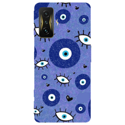 Xiaomi Poco F4 Gt Black hearted Transparent Silicone TPU Θήκη