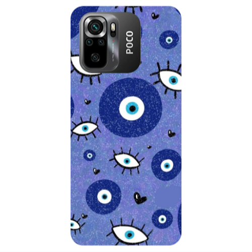 Xiaomi Poco M5 s Black hearted Transparent Silicone TPU Θήκη