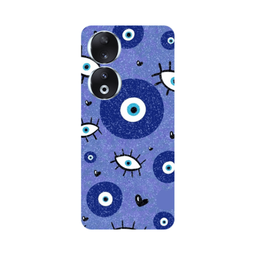 Honor 90 5G Black hearted Transparent Silicone TPU Θήκη
