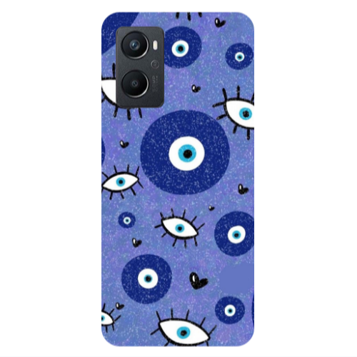 Oppo A 96 Black hearted Transparent Silicone TPU Θήκη