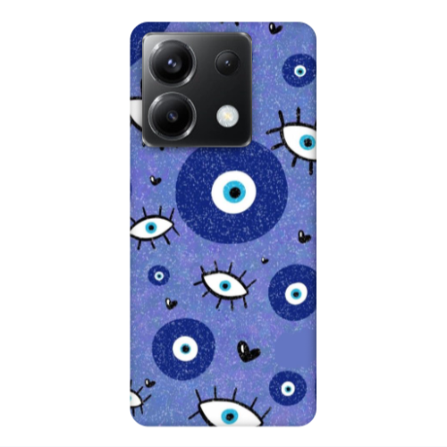 Xiaomi Poco X6 5G Black hearted Transparent Silicone TPU Θήκη