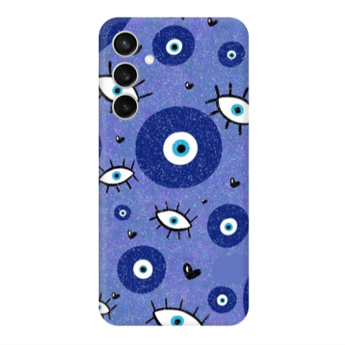 Samsung S24 Black hearted Transparent Silicone TPU Θήκη