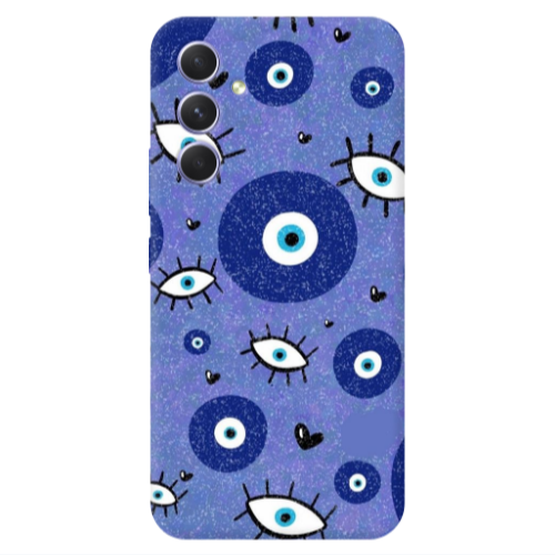 Samsung A35 Black hearted Transparent Silicone TPU Θήκη
