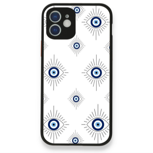 Apple iPhone 12 Bright eye Black Glossy Θήκη