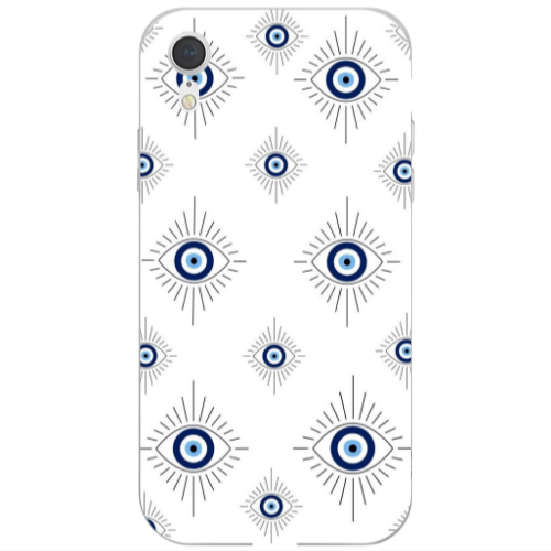 Apple iPhone Xr Bright eye Transparent Silicone TPU Θήκη