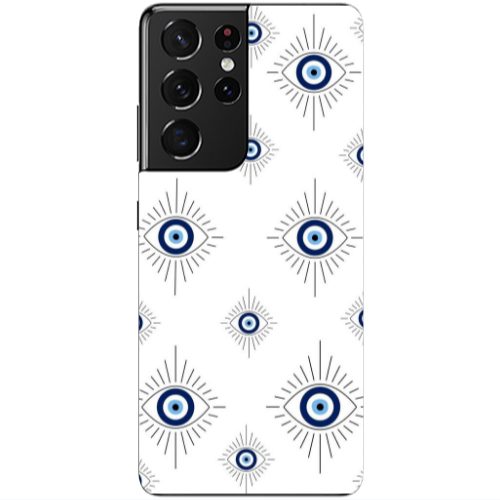 Samsung S21 Ultra Bright eye Transparent Silicone TPU Θήκη
