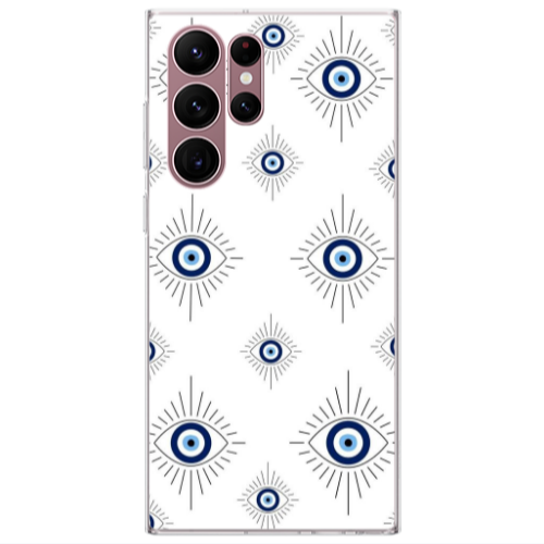 Samsung S22 Ultra Bright eye Transparent Silicone TPU Θήκη