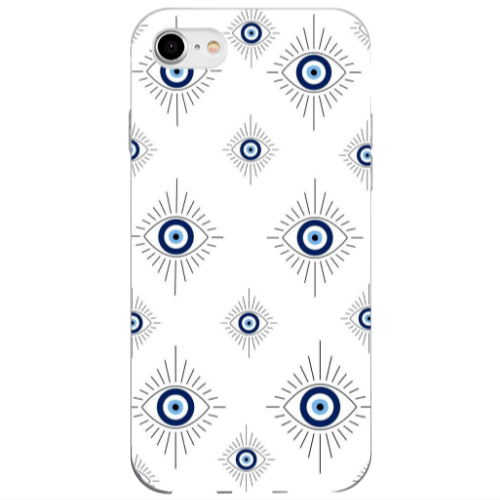 Apple iPhone 7 Bright eye Transparent Silicone TPU Θήκη