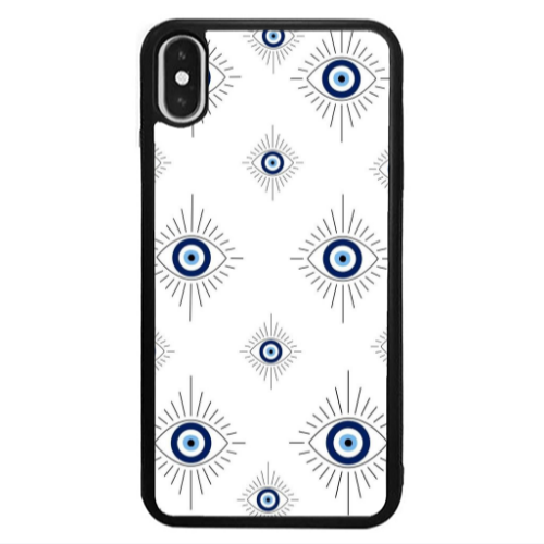 Apple iPhone Xs Bright eye Black Glossy Θήκη