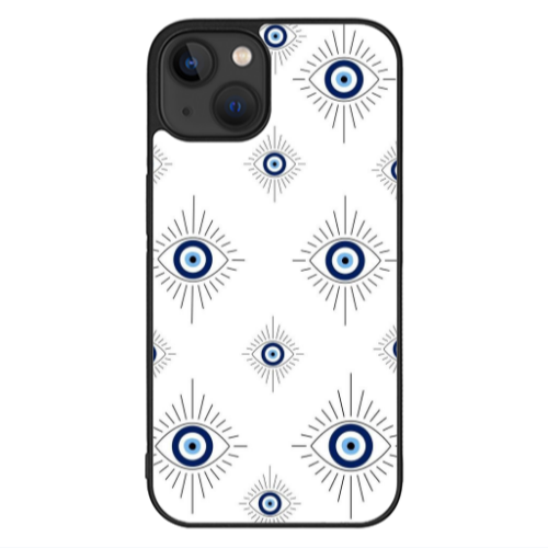 Apple iPhone 13 Mini Bright eye Black Glossy Θήκη
