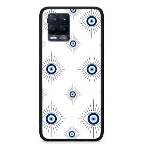 Realme 8  Bright eye Black Glossy Θήκη